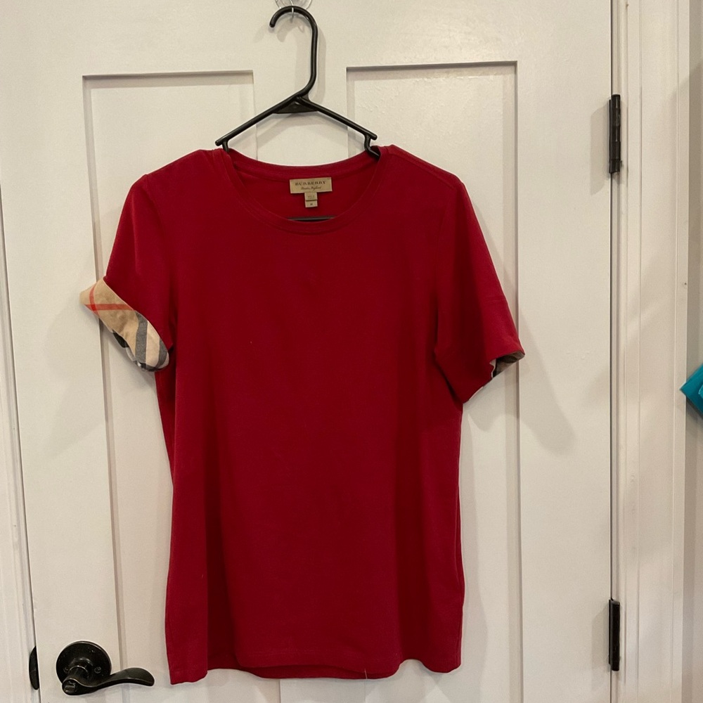 Burberry Scarlet Crew Neck Tee